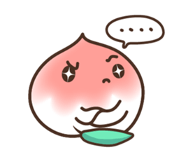 Peri, the sweet cute little peach fruit sticker #1234729