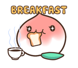 Peri, the sweet cute little peach fruit sticker #1234733