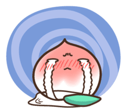 Peri, the sweet cute little peach fruit sticker #1234736