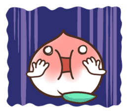 Peri, the sweet cute little peach fruit sticker #1234749
