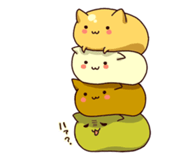 Japanese Sweets Cat sticker #1234918