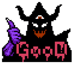 8-bit QUEST sticker #1235003