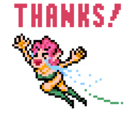 8-bit QUEST sticker #1235004