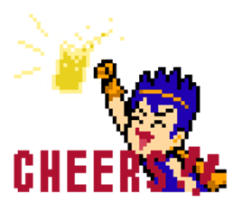 8-bit QUEST sticker #1235030