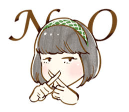 Crescent school girls sticker #1235045