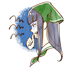 Crescent school girls sticker #1235050