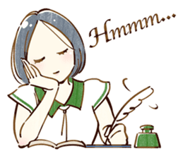 Crescent school girls sticker #1235052