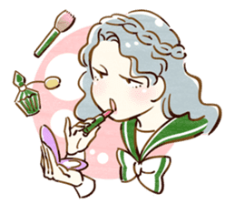 Crescent school girls sticker #1235053