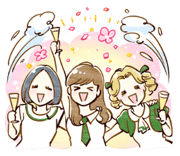 Crescent school girls sticker #1235066
