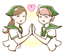 Crescent school girls sticker #1235070