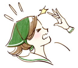 Crescent school girls sticker #1235074