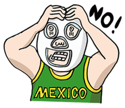 DO THE HAPPY LUCHA-LIBRE sticker #1235083