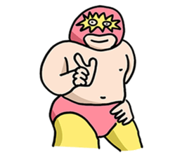 DO THE HAPPY LUCHA-LIBRE sticker #1235085