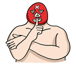 DO THE HAPPY LUCHA-LIBRE sticker #1235102