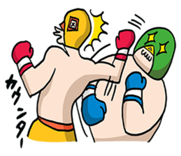 DO THE HAPPY LUCHA-LIBRE sticker #1235118