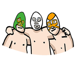 DO THE HAPPY LUCHA-LIBRE sticker #1235121