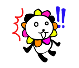 FLOWER PANDA sticker #1235163