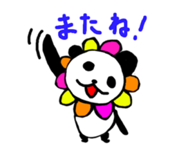 FLOWER PANDA sticker #1235176