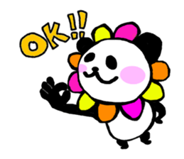 FLOWER PANDA sticker #1235178