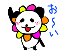 FLOWER PANDA sticker #1235179