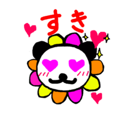 FLOWER PANDA sticker #1235187