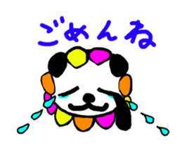 FLOWER PANDA sticker #1235190