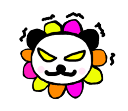 FLOWER PANDA sticker #1235191