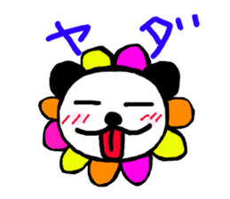 FLOWER PANDA sticker #1235195