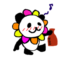 FLOWER PANDA sticker #1235197