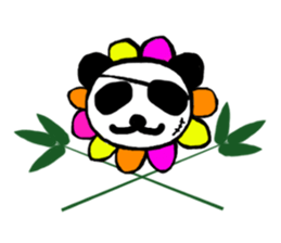 FLOWER PANDA sticker #1235200