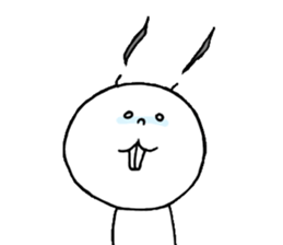 Ear fire rabbit sticker #1235283