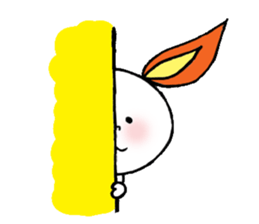 Ear fire rabbit sticker #1235286
