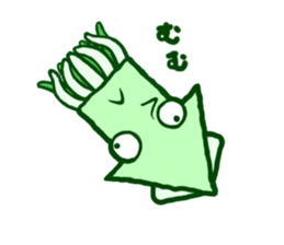 squid that shows the direction sticker #1235445