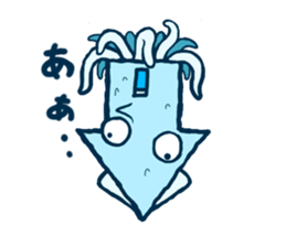 squid that shows the direction sticker #1235449