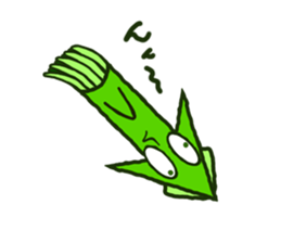 squid that shows the direction sticker #1235453