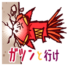 squid that shows the direction sticker #1235472