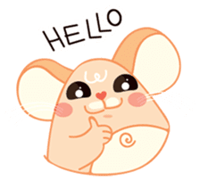 Mizzi, the cute and fat little mouse sticker #1235806