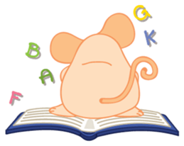 Mizzi, the cute and fat little mouse sticker #1235808