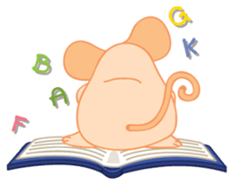 Mizzi, the cute and fat little mouse sticker #1235808