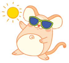 Mizzi, the cute and fat little mouse sticker #1235809