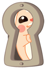 Mizzi, the cute and fat little mouse sticker #1235824