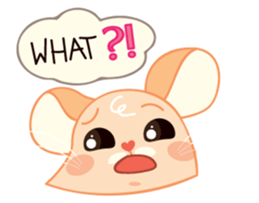 Mizzi, the cute and fat little mouse sticker #1235830