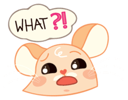 Mizzi, the cute and fat little mouse sticker #1235830