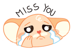 Mizzi, the cute and fat little mouse sticker #1235831