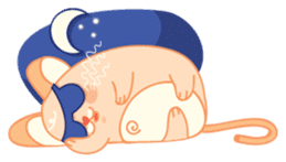 Mizzi, the cute and fat little mouse sticker #1235834