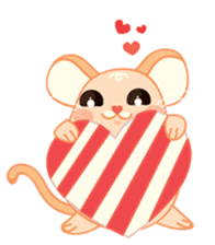 Mizzi, the cute and fat little mouse sticker #1235835