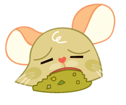 Mizzi, the cute and fat little mouse sticker #1235839