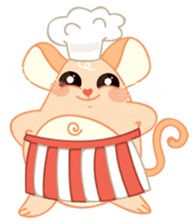 Mizzi, the cute and fat little mouse sticker #1235841