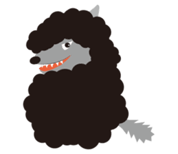 Nina sheep(Big Bad Wolf Ver.) sticker #1235914