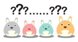 Call me Rabbit leader and the gang sticker #1236046